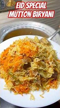 Eid Special Mutton Biryani | Easy & Delicious Eid Biryani Recipe | Ramadan Special 🍗✨