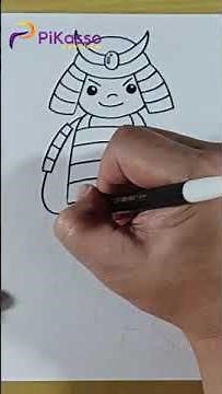 How to Draw a Samurai Easy in Less Than One Minutes