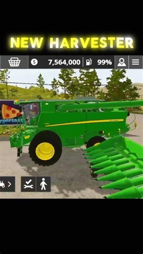 NEW harvester 🤯 farming simulator 20 game 🎮#gaming #fs22 #fs20 #farming #simulator