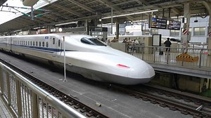 56K views · 1.5K reactions | Japan's speedy, spotless Shinkansen bullet trains turn 60 The high-speed Shinkansen trains began running between Tokyo and Osaka in 1964, heralding a new era for rail travel as Japan grew into an economic superpower after its World War II defeat. | AFP News Agency | Facebook