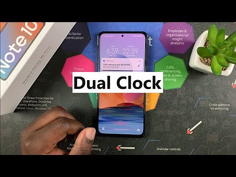 How To Set Dual Clock On Xiaomi Redmi Note 10 Pro