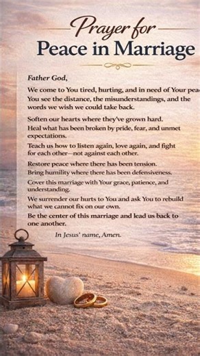 Prayer for Peace in Marriage