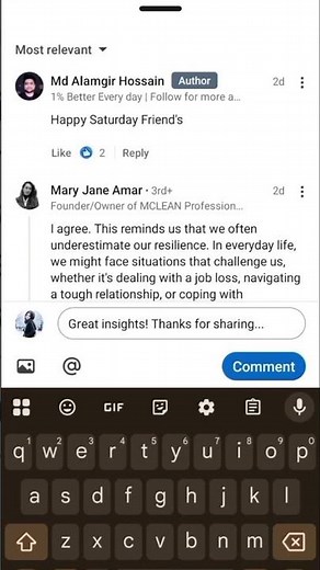 How to Comment on Someone's Post in LinkedIn Application