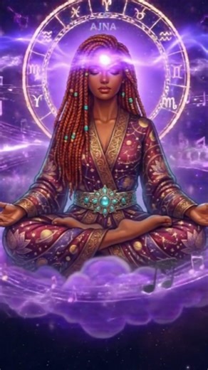 🟣Ajna – Third Eye Chakra Meditation (A Note | 852 Hz | 963 Hz)