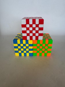 Collectable 6x6 Checkerboard Cubes Available in 3 Colour Options - Etsy UK