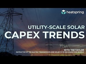 Utility-Scale Solar CapEx Trends with Tim Taylor