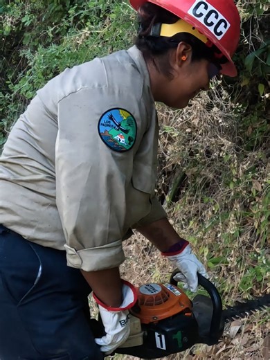 Long hikes, bigger impact. Keeping fire roads and emergency access points clear in and around Big Sur is important work long before its peak fire season. #CCCSantaMaria #CCCREsourceConservation #CaliforniaConservationCorps