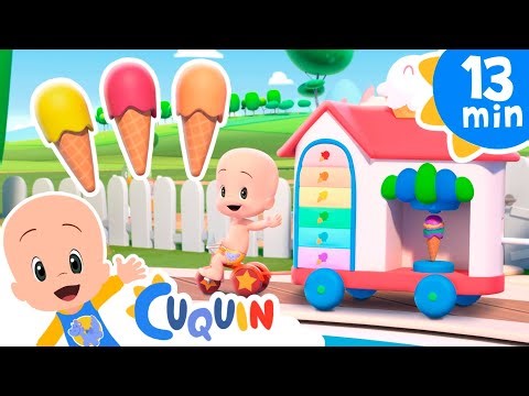 Rainbow ice cream | Cleo & Cuquin | Kids