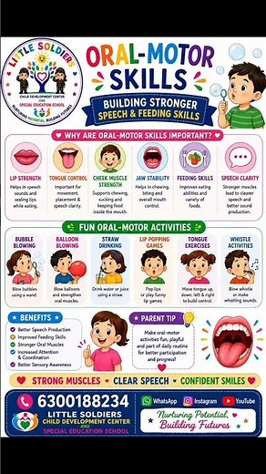 🗣️ Oral Motor Skills | Building Stronger Speech & Feeding Skills.