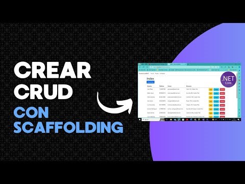 Cómo crear un CRUD con Scaffolding en .NET