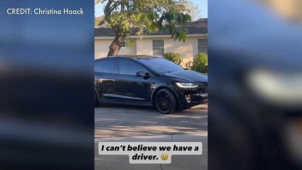 WATCH: Christina Haack's daughter, 15, takes $100,000 car for a spin