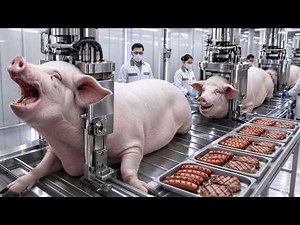 American Pork Processing Factory 🐖🥩 Full Production Process in Real Time