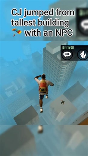 CJ & NPC Insane Jump Together 😳 #shorts #gaming #viral