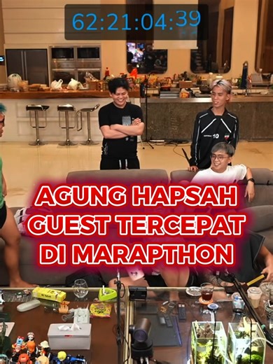 Agung Hapsah, Guest Tercepat di Marapthon