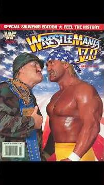 Wrestlemania 7 Program 1991 #wwe #wrestling #prowrestling #aew #wwf #hulkhogan #therock #romanreigns