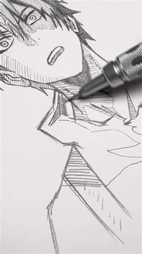 Shoto todoroki quick one!#myheroacademia #shoto #sketch