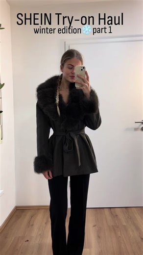 SHEIN Try-on Haul 🤍 Winter Edition/ Part 1 #fashiongirls #tryonhaul #sheinhaul #winterfashion #part1