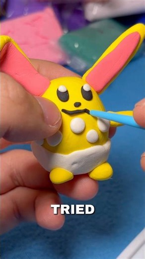 Making Shiny Azumarill ✨ #pokemon #shinypokemon #clay