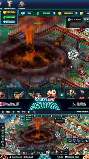 Testing the Nuke in Galaxy Life #steam #gameplay