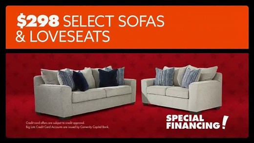 Big Lots Presidents Day Sale TV Spot, 'Select Sofas and Loveseats'