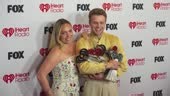Kouvr Annon and Alex Warren attend the 2026 iHeartRadio Music Awards...