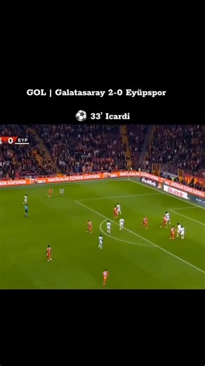 GOLZA on Instagram: "Galatasaray - Eyüpspor (Icardi Golü) Başlık: ⚽️🇦🇷 AŞKIN OLAYIM! ICARDI SAHNEDE: FARK İKİYE ÇIKTI! (2-0) Açıklama: RAMS Park'ta gol yağmuru devam ediyor, bu kez kral konuştu! 👑🦁 Mücadelenin 33. dakikasında Galatasaray'ın süper starı Mauro Icardi, klasikleşen gol vuruşlarından birini yaparak skoru 2-0'a taşıdı. Yunus Akgün'ün erken golünden sonra gelen bu golle sarı-kırmızılılar, ilk yarı bitmeden çok büyük bir avantaj yakaladı. 💬 Sizce Icardi bu sezon gol krallığında zir