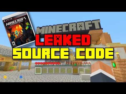 MINECRAFT LEGACY CONSOLE SOURCE CODE LEAK? Minecraft PS3 TU12 Survival