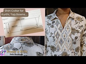 How to Stitch a Shirt Collar for Kurti | Step-by-Step Sewing Tutorial | Easy Tailoring Trick