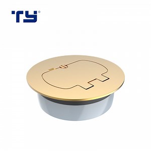 [Hot Item] PVC-U Brass Cover PVC Floor Box Adapter for Insulating Electrical Conduit System