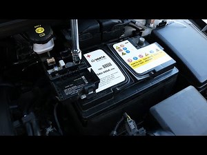 Battery replacement for Hyundai I30.