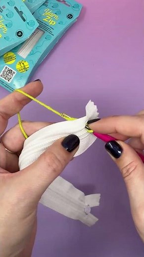 Adding Stitches to Coats & Clark Yarn Zip
