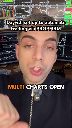 How to connect your propfirm account to Multicharts #trader #trading #daytrading #stockmarket