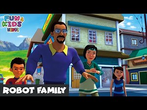 रोबोट परिवार | Robot Family | Shiva Ep 160 | Fun 4 Kids Hindi | Super Action Cartoon