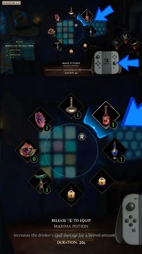 Hogwarts Legacy - How To Use Potions Simultaneously - Quick Guide #hogwartslegacygameplay