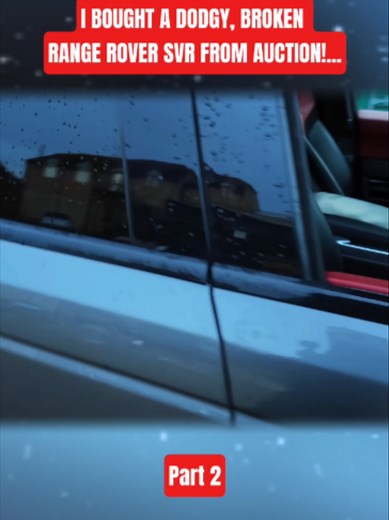 Buying a Broken Range Rover SVR from Auction: Part 2