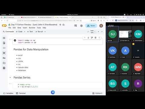 Day 11 - Data Analysis using Pandas
