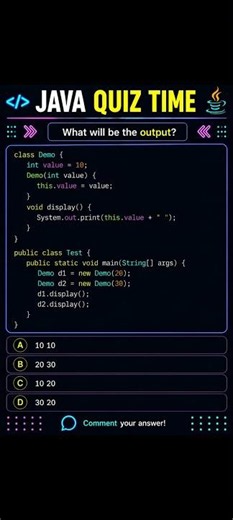Java Quiz Challenge 🔥 Can You Predict the Output?