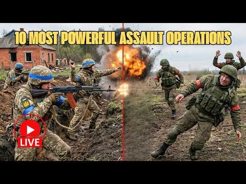 10 Most Powerful Ukrainian Assault Operations | Real GoPro Frontline Footage