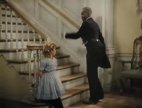 Bill "Bojangles" Robinson teaches Shirley Temple his signature stair dance in this scene from The Little Colonel (1935) ❤️ | Gerhard Santos