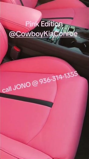 💖🚘 Style meets boldness in this Kia K5 with a stunning pink interior!