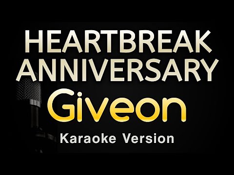 HEARTBREAK ANNIVERSARY - Giveon (Karaoke Songs With Lyrics - Original Key)