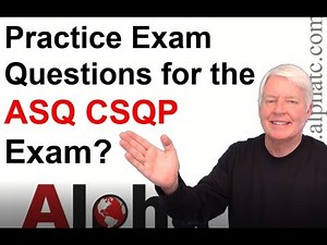 ASQ CSQP Practice Exam