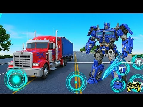 Futuristic Starscream & Optimus Transformers: Jet Robot Battle 2026 - Android Gameplay