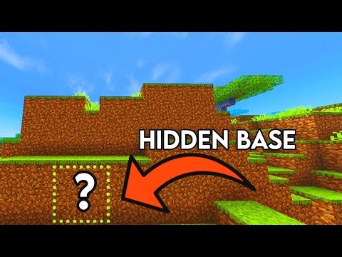 How To Build SECRET Base In Minecraft!