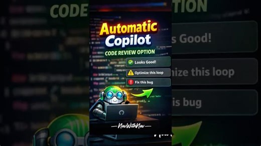Automatic copilot code review #github #code #shorts #shortvideo #viral #navwithnav #devtips | Nitin V.