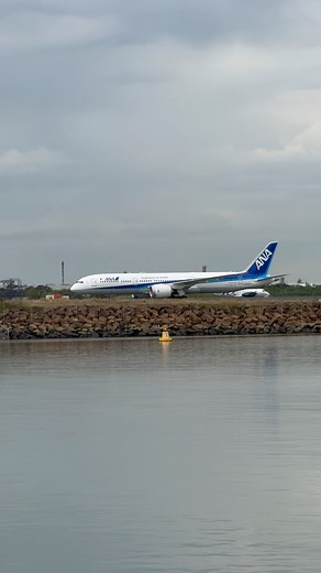 Rex Saab 340 takeoff and ANA Dreamliner taxiing at Sydney Airport #planespotting #Planes #aviation #travel #sydney #airport #departures #boeing #787dreamliner | Sydney Skies