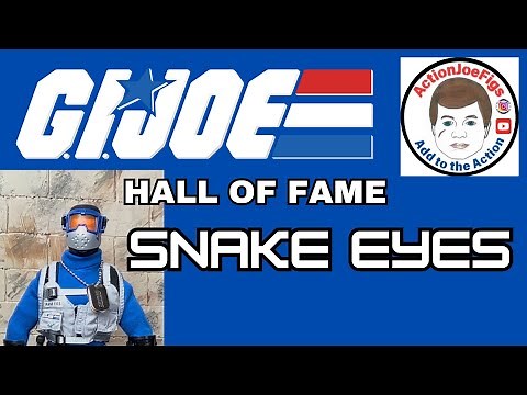GI Joe Hall of Fame Snake Eyes Vintage Action Figure Review