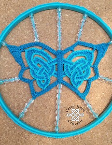 Celtic Butterfly Mandala, Crochet Mandala Pattern, Butterfly Mandala, Celtic Mandala, Celtic Wall Hanging, Crochet Wall Hanging, Celtic Knot - Etsy