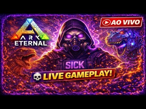 🔴 SOBREVIVÊNCIA IMPOSSÍVEL! 💀 QUASE MORREMOS AO VIVO | ARK Eternal