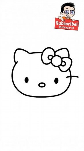 COMO DESENHAR A HELLO KITTY - SANRIO